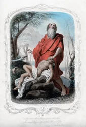Lege nicht deine Hand auf den Jungen, denn jetzt weiß ich, dass du Gott fürchtest, ca. 1850
