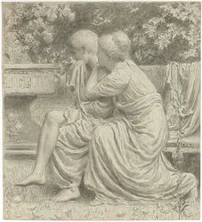 Karton für „Eine Idylle“