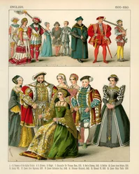 Englische Kostüme 1500-1550