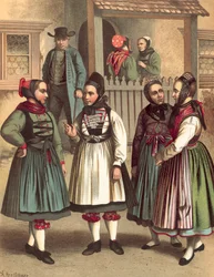 Deutsche Tracht, Großherzogtum Hessen, Amt Biedenkopf