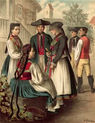 Deutsche Tracht, Württemberg Betzingen