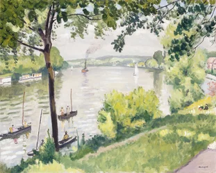 Ufer bei Triel (Der Schlepper)