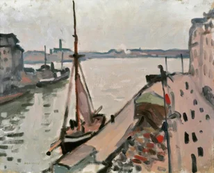 Kai mit Fischerbooten