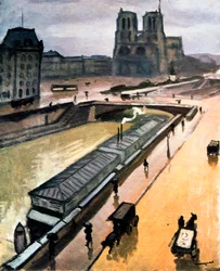 Regentag. Notre Dame de Paris, 1910