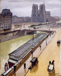 Regentag. Notre Dame de Paris. 1910