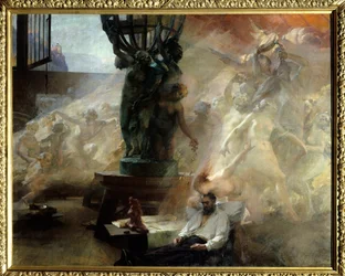 Der Tod von Jean Baptiste Carpeaux (1827-1875)