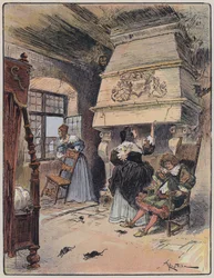 Illustration für Le Capitaine Bellormeau von und illustriert von A. Robida