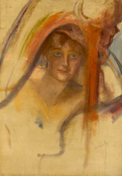 Studie für Femme à la Harpe, ca. 1902