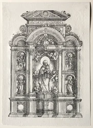 Altar mit der Schönen Maria von Regensburg, 1520