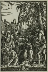 Nagelung ans Kreuz, aus Der Fall und die Erlösung des Menschen
