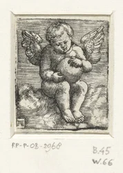 Putto mit einer Kugel