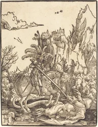 Sankt Georg tötet den Drachen