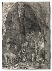 St. Hieronymus in der Höhle, 1513-1515