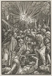 Der Fall und die Erlösung des Menschen: Christus gefangen genommen, um 1515