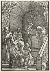 Der Fall und die Erlösung des Menschen: Die Darstellung der Jungfrau im Tempel, 1515