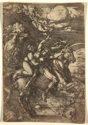 Entführung der Proserpina auf einem Einhorn