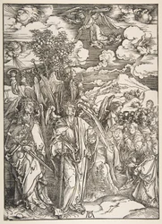 Engel, die die vier Winde zurückhalten, n.d.