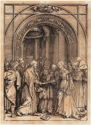 Beschneidung Christi, Blatt 11 der Folge „Das Marienleben“