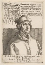 Kardinal Albrecht von Brandenburg, 1519