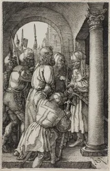 Christus vor Pilatus, aus Die gravierte Passion