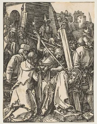 Christus trägt das Kreuz, aus Die Kleine Passion