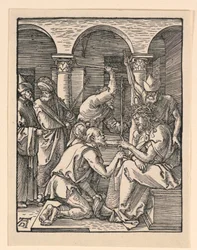 Christus mit Dornenkrone, aus der Serie Die Kleine Passion