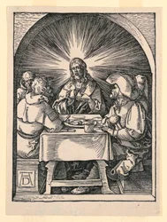Christus in Emmaus, aus der Serie Die Kleine Passion