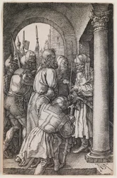 Christus vor Pilatus, aus der Serie „Die gravierte Passion“