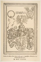 Wappen von Johan Stabius, Ausgabe von 1781