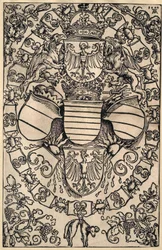 Wappen von Maximilian als König der Römer