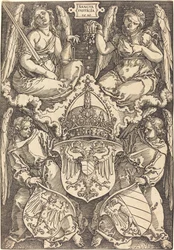 Wappen des Deutschen Reiches und der Stadt Nürnberg