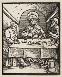 Das Emmaus-Mahl (43 religiöse Themen)