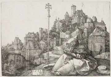 Der Heilige Antonius vor der Stadt