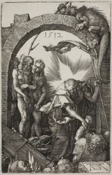 Höllenfahrt; Christus im Limbus, aus Die gravierte Passion