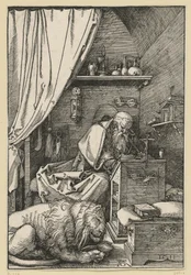 Heiliger Hieronymus in seiner Zelle