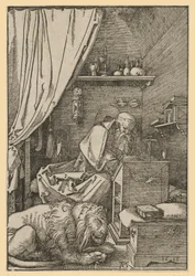 Heiliger Hieronymus in seiner Zelle