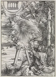Johannes, das Buch verschlingend / Der „Starke Engel“