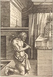 König David in Buße