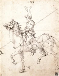Lanzenreiter zu Pferd, 1502