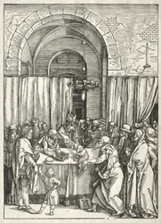 Leben der Jungfrau: Ablehnung des Opfers von Joachim, 1504-1505