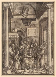Mariens Verehrung, Blatt 20 der Folge "Das Marienleben"