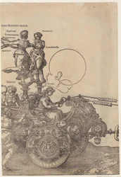Rechte Wagenhälfte, Blatt 2 der Folge "Der große Triumphwagen"