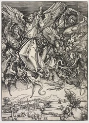 Offenbarung des Johannes: Michael kämpft gegen den Drachen