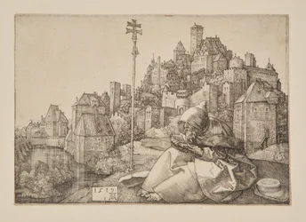Der heilige Antonius beim Lesen