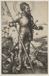 Heiliger Georg stehend