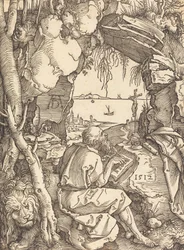 Heiliger Hieronymus in einer Höhle, 1512
