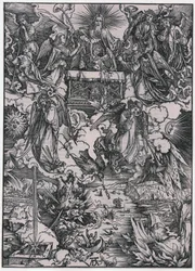 Sieben Posaunenengel, VI. Figur, Blatt 8 der Folge „Die Apokalypse“