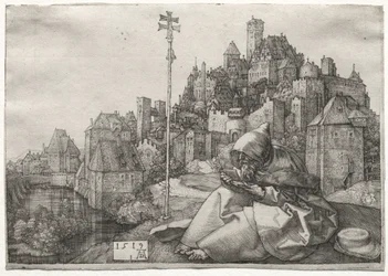 Der heilige Antonius beim Lesen