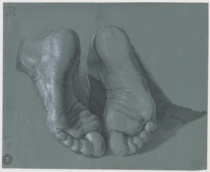 Studie von zwei Füßen, um 1508