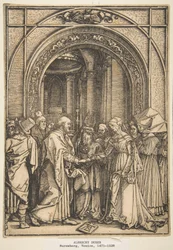 Die Verlobung Mariens, aus „Das Marienleben“